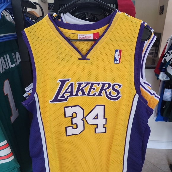 SHAQ O'NEIL LA LAKERS #34 SWINGMAN JERSEY - Picture 4 of 7